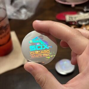 Chicago White Sox Holographic Button